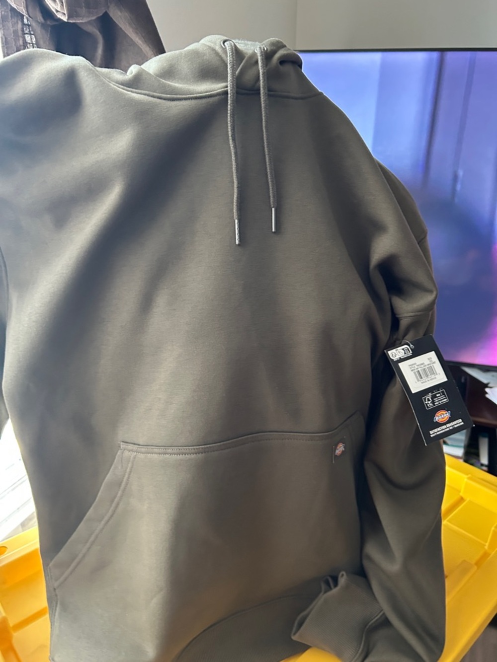 Dickies Men's Crewneck Pullover Sweatshirt - Olive